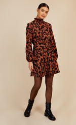 Leopard Print Mini Dress by Vogue Williams