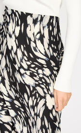 Animal Print Midi Slip SkirtSkirtsSlip SkirtLittle Mistress