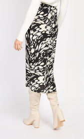 Animal Print Midi Slip SkirtSkirtsSlip SkirtLittle Mistress