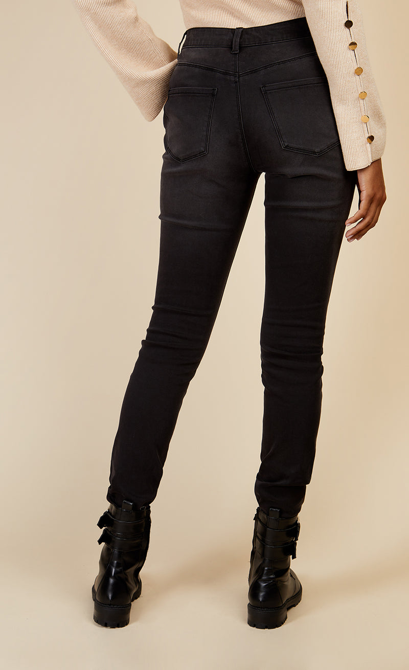 Black Slim Denim Jeans by Vogue Williams