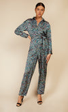 Satin Print Jumpsuit by Vogue Williams