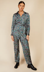 Satin Print Jumpsuit by Vogue Williams