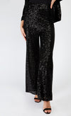 Black Sequin Trousers by Vogue Williams