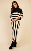 Mono Stripe Jumper by Vogue Williams