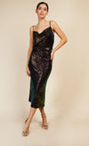 Sequin Midi Slip Skirt