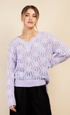 Lilac Knit Jumper by Vogue Williams