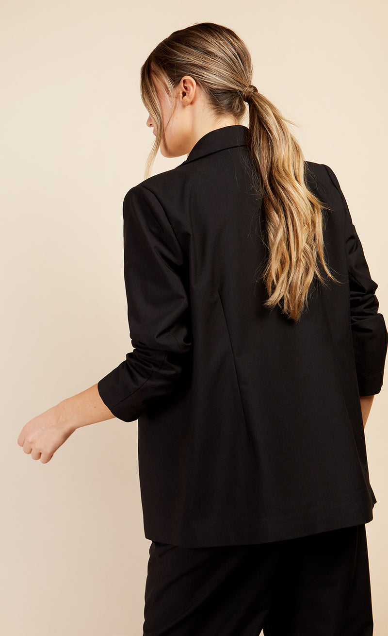 Black Single Breasted Blazer by Vogue Williams