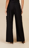 Black Cargo Trousers by Vogue Williams