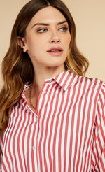 Red Stripe Shirt by Vogue Williams