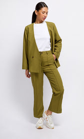 Olive Green BlazerCoats & JacketsBlazerLittle Mistress