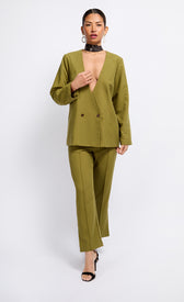Olive Green BlazerCoats & JacketsBlazerLittle Mistress