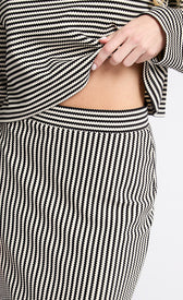 Stripe Midaxi SkirtSkirtsTextured SkirtLittle Mistress