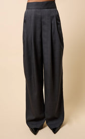 Aurelia Pewter Wide Leg TrousersTrousersTrousersLittle Mistress