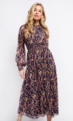 Leopard Print Midaxi Dress