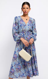 Peacock Print Midaxi DressDressesPrint DressLittle Mistress