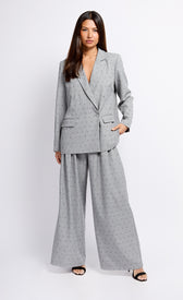 Grey and Black Diamante BlazerCoats & JacketsBlazerLittle Mistress