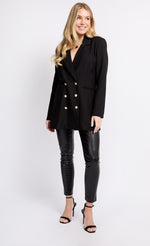 Black PU Trousers
