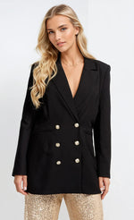 Black Double Breasted Blazer