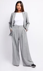 Grey and Black Diamante TrousersTrousersTrousersLittle Mistress