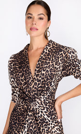 iSKA Leopard Print Mini DressDressesPrint DressLittle Mistress