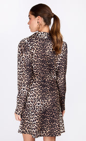 iSKA Leopard Print Mini DressDressesPrint DressLittle Mistress
