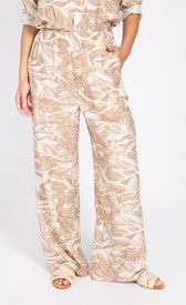 Leaf Print TrousersTrousersTrousersLittle Mistress