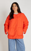 Tomato Quilted Jacket