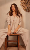 Striped Linen Blazer