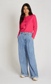 Pink Knitted Cardigan