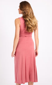 Coral Jersey Midaxi DressDressesDressesLittle Mistress