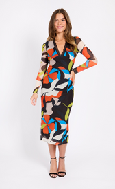Printed Mesh Midaxi DressDressesDressesLittle Mistress