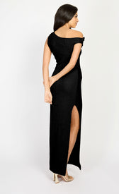 Black Textured Midaxi Dress by Chloe LewisDressesDressesLittle Mistress