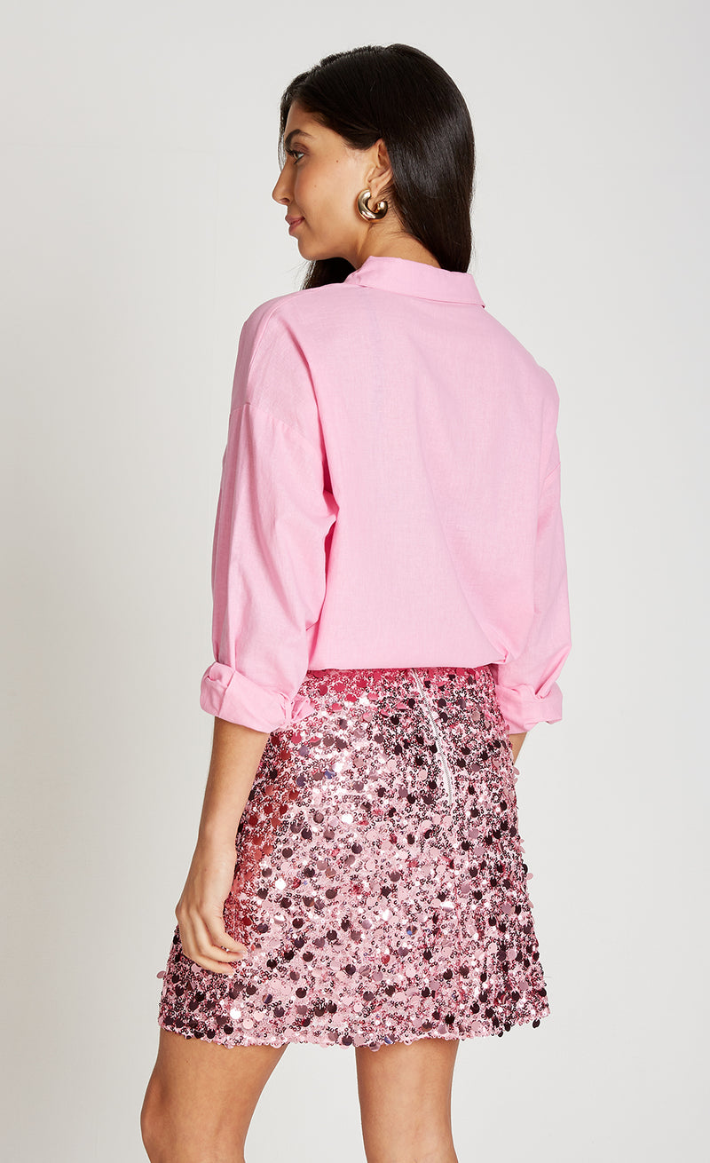 Pink Cotton Shirt
