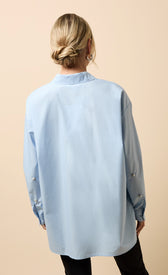 Bronte Blue Embellished ShirtShirtsEmbellished ShirtLittle Mistress
