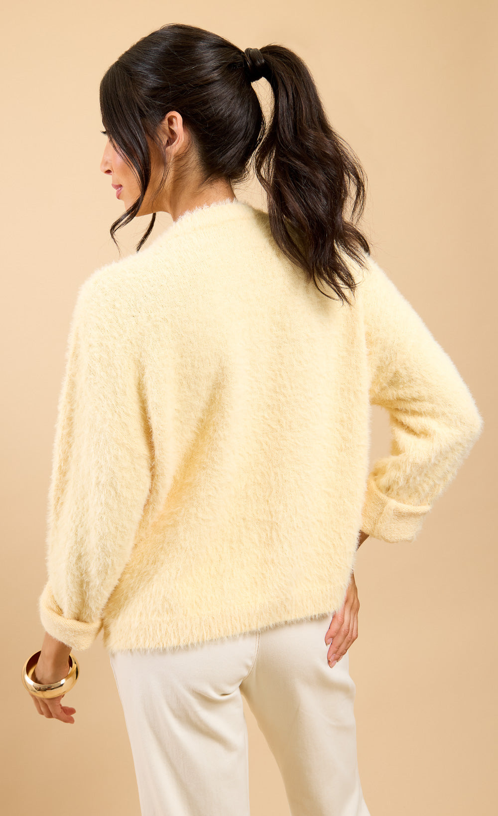 Ophelia Lemon Soft Knit Jumper