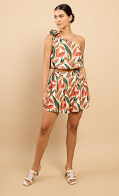 Eirene Leaf Print Shorts Vicky Pattison EDITShortsPrint ShortLittle Mistress