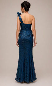 Theodora Blue Embellished Swirl Detail Maxi DressDressesDressesLittle Mistress