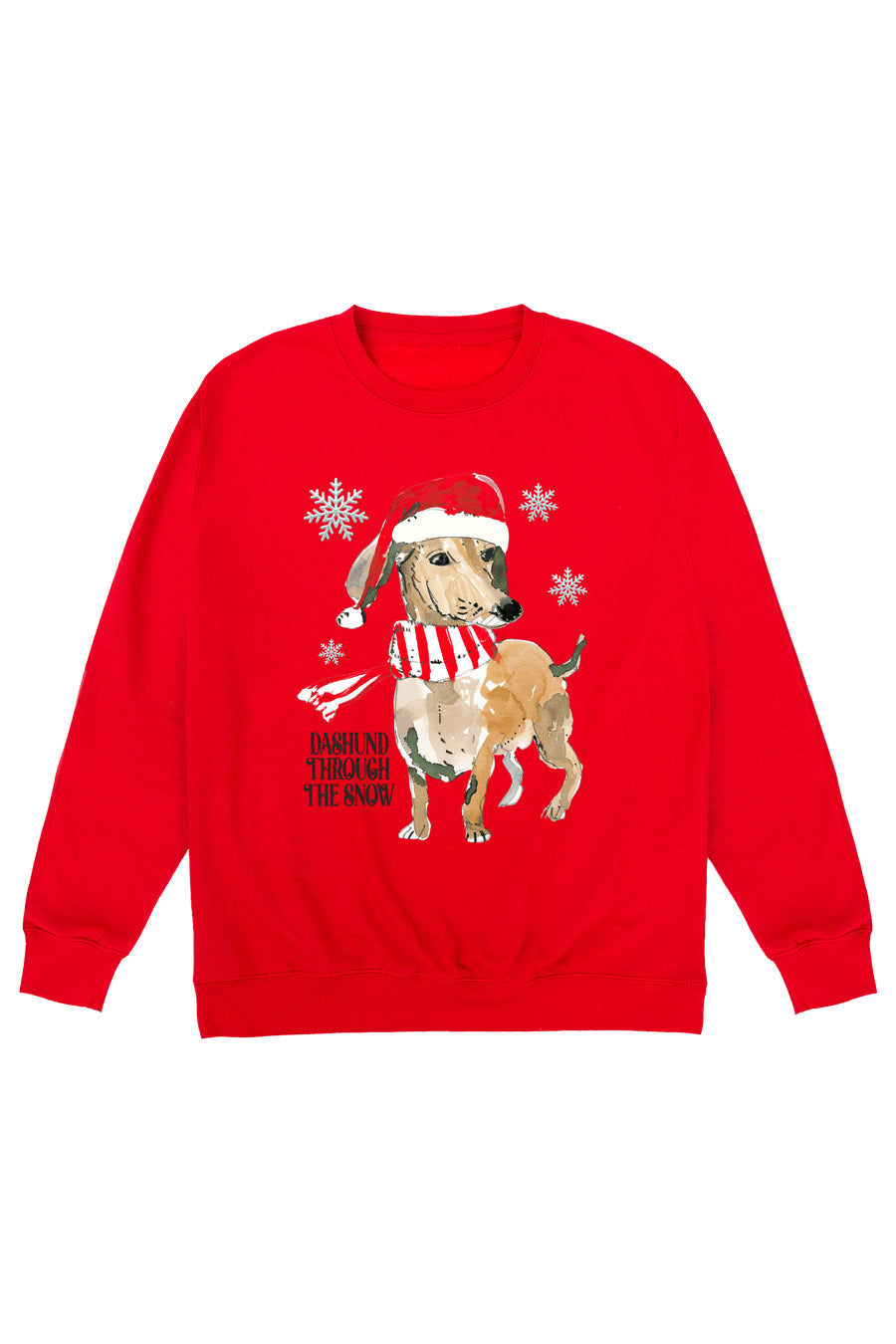 Dashund Through The Snow Jumper