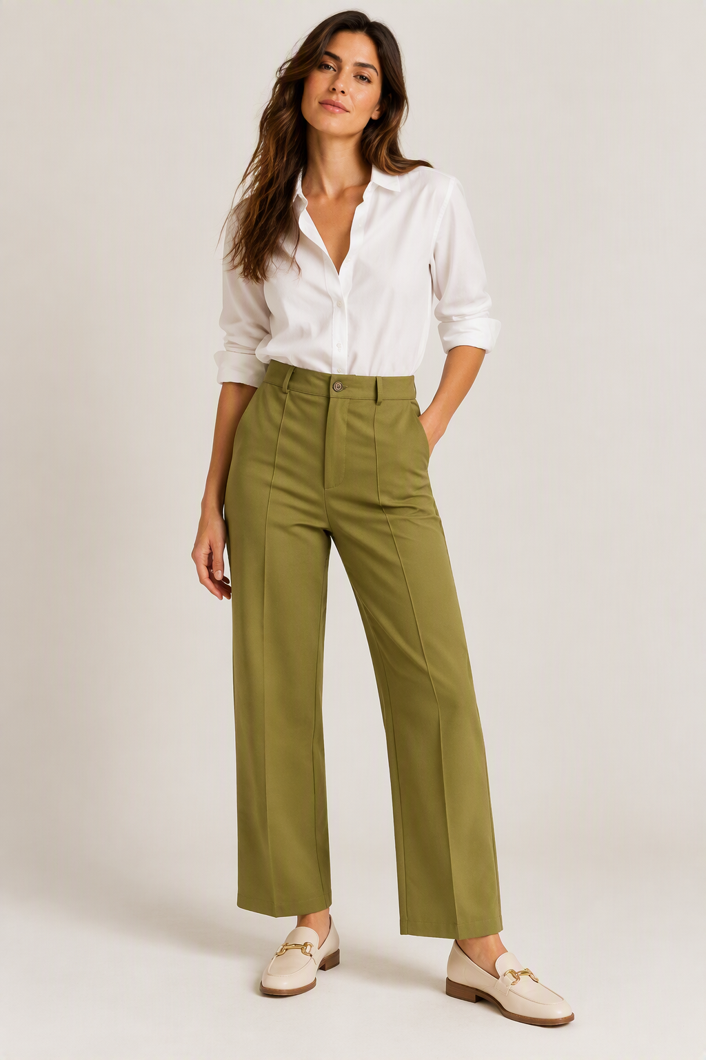 Olive Green Trousers