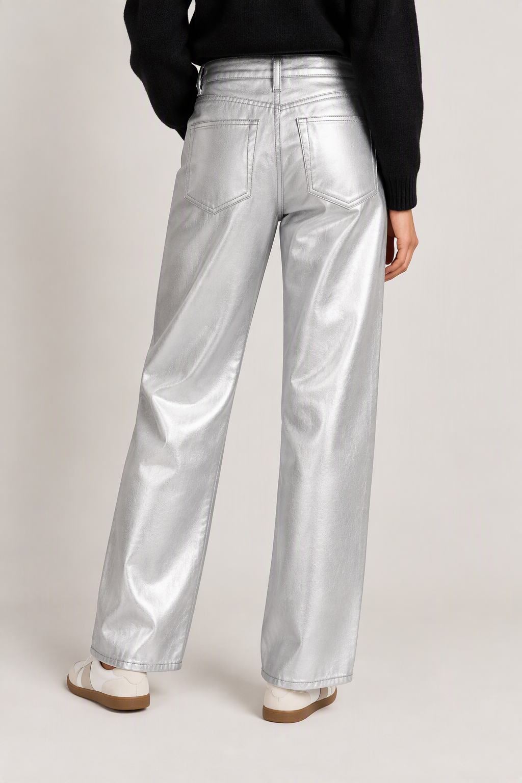 Petunia Silver Coated Trousers