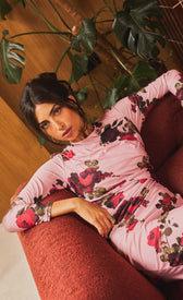 Marlene Multi Floral Print Gathered Midaxi DressDressesDressesLittle Mistress