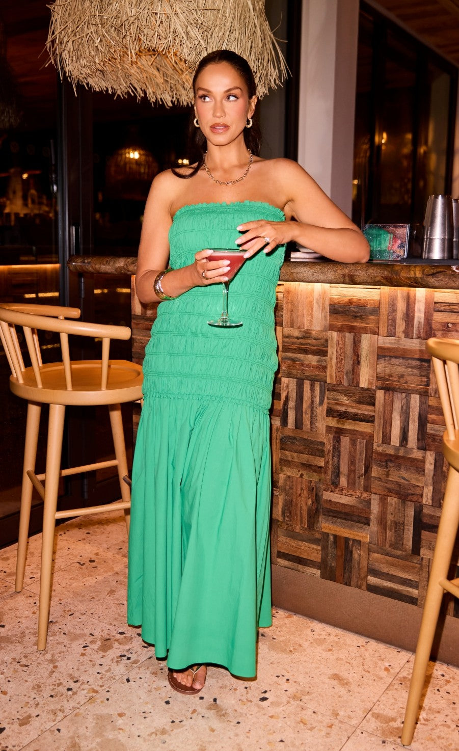 sachin and babi light blue dress Pleated Drop Waist Maxi Dress main image 1