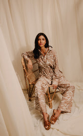 Leaf Print TrousersTrousersTrousersLittle Mistress