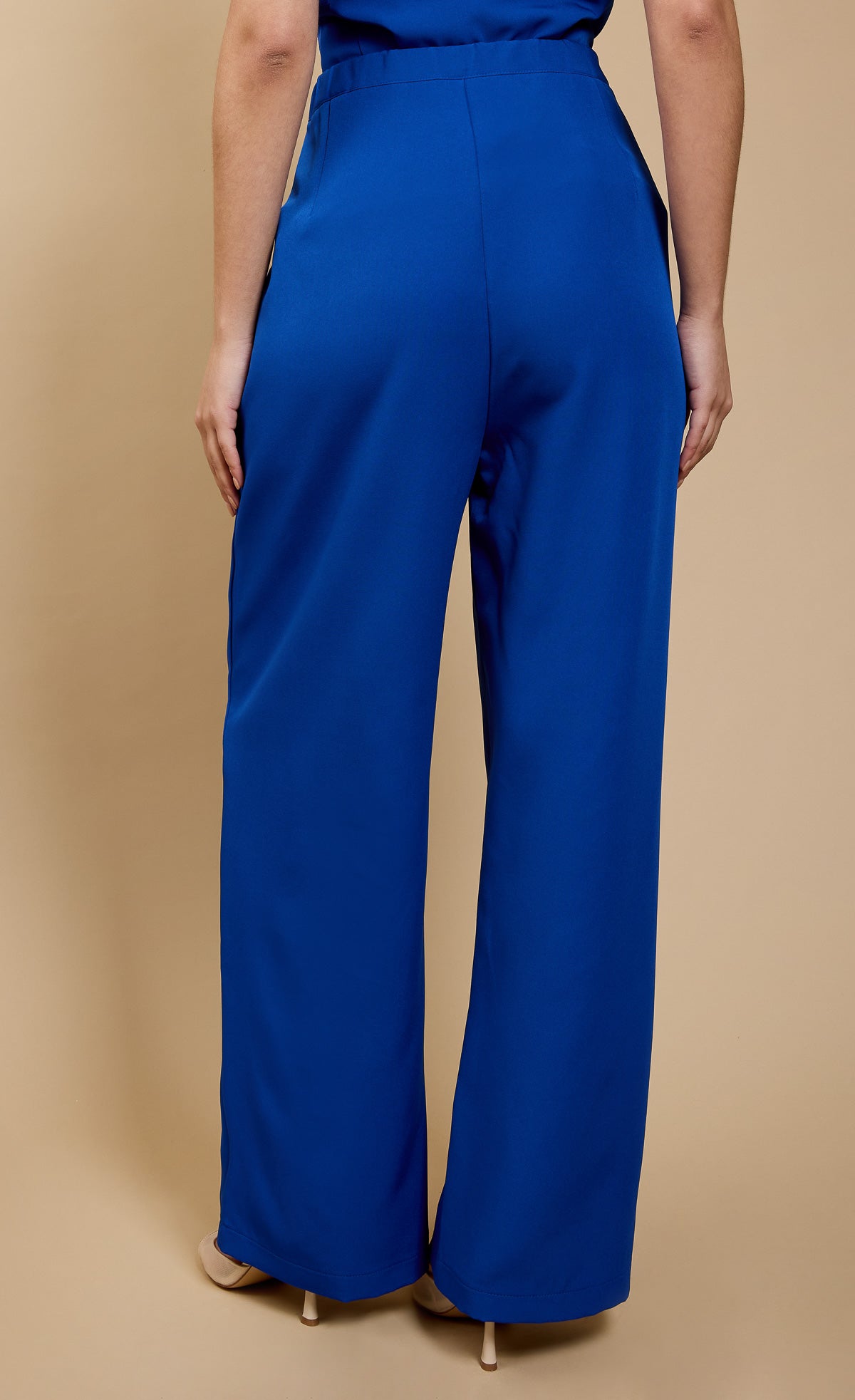 Amabel Blue Wide Leg Trousers