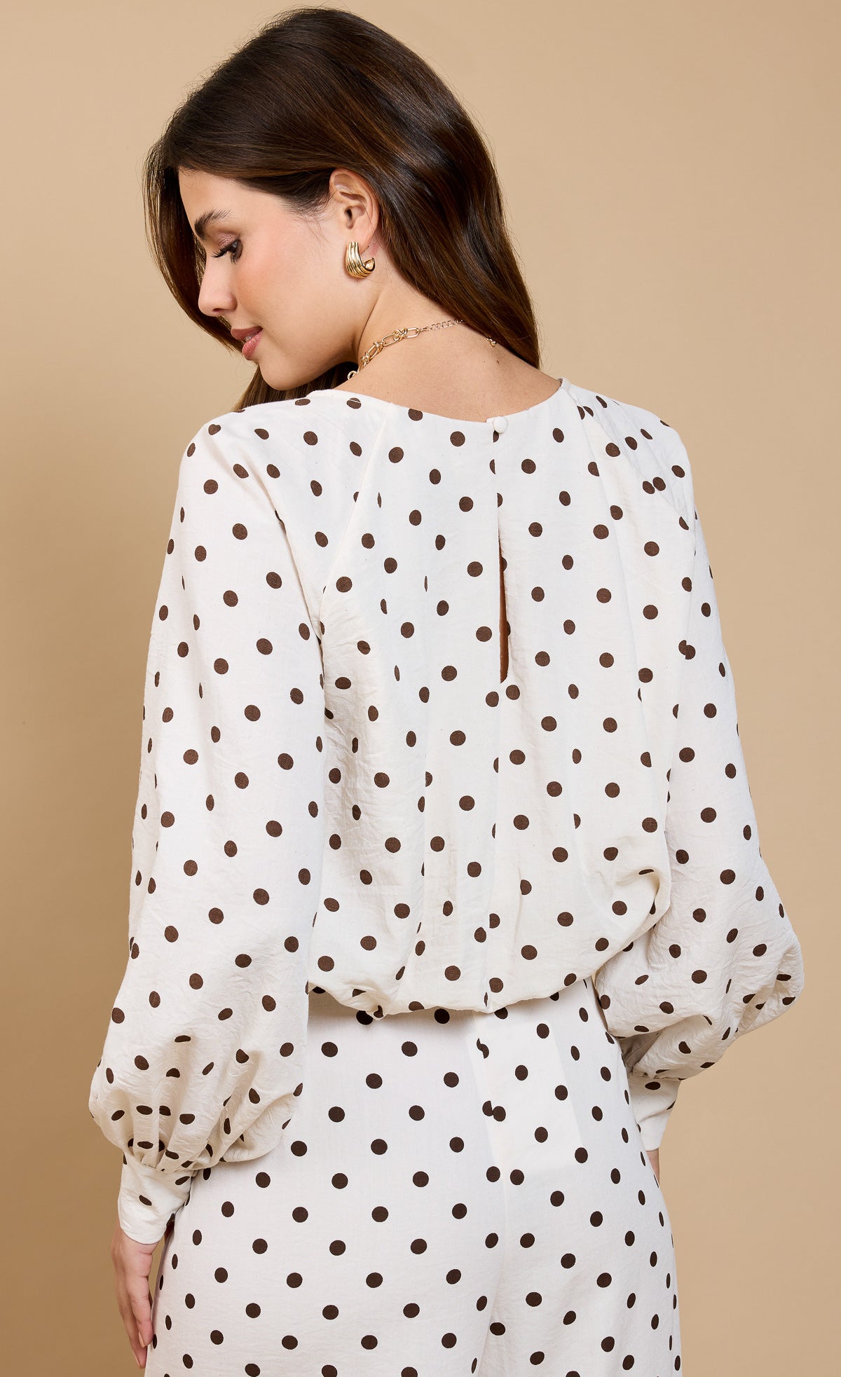 Danica Polka Dot Balloon Top
