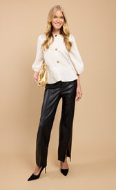 Oyster Textured Blouse by Vicky PattisonBlousesTops & BlousesLittle Mistress