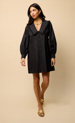 Black Denim Mini Dress