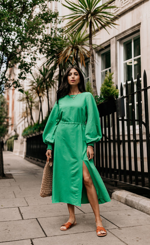 Green Midaxi Dress