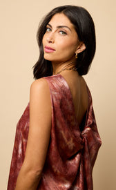 Blur Print Satin Mini DressDressesSatin DressLittle Mistress