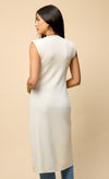 Ecru Knitted Midaxi Dress
